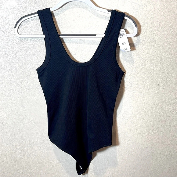 Abercrombie & Fitch black tank top Bodysuit size Medium - Picture 1 of 7